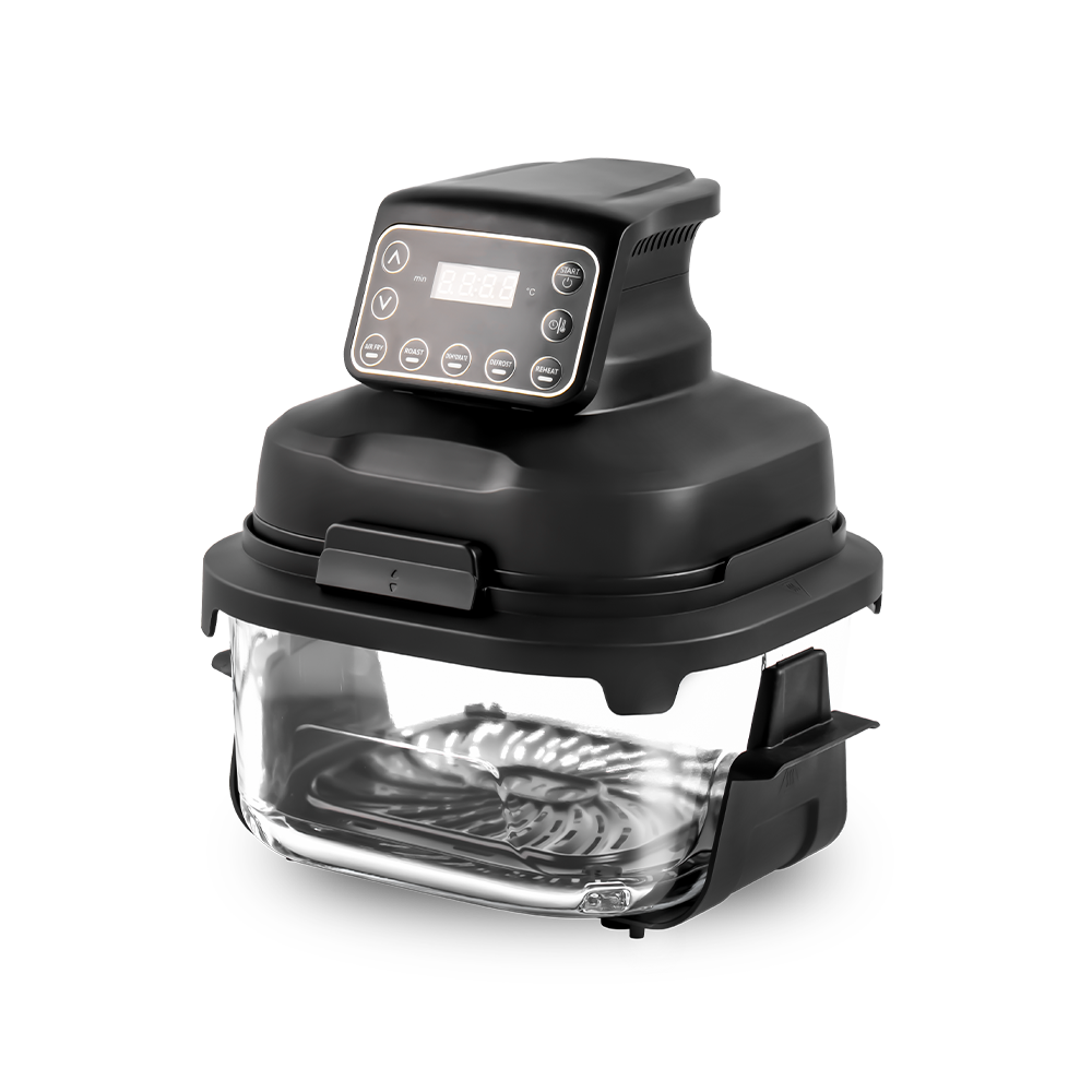 Friggitrice ad aria minimalista con pulsante