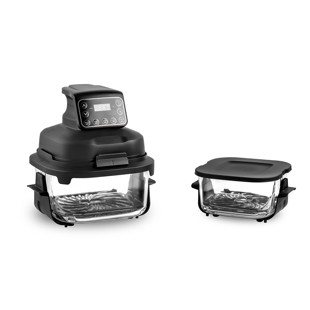 Friggitrice ad aria minimalista con pulsante