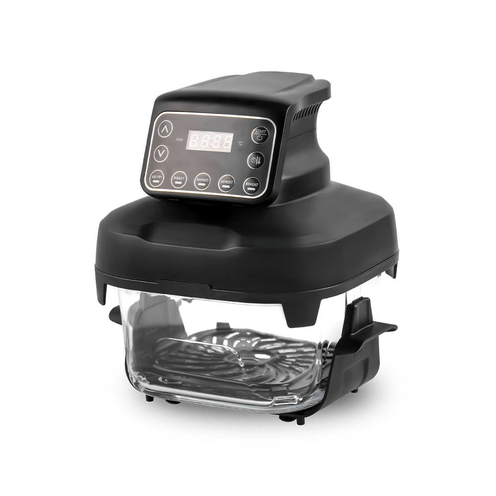 Friggitrice ad aria minimalista con pulsante