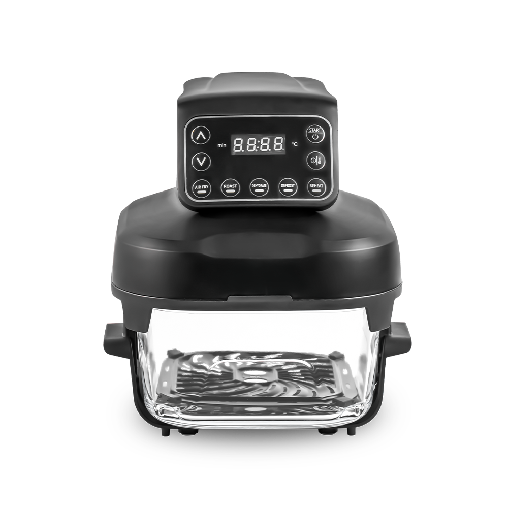 Friggitrice ad aria minimalista con pulsante